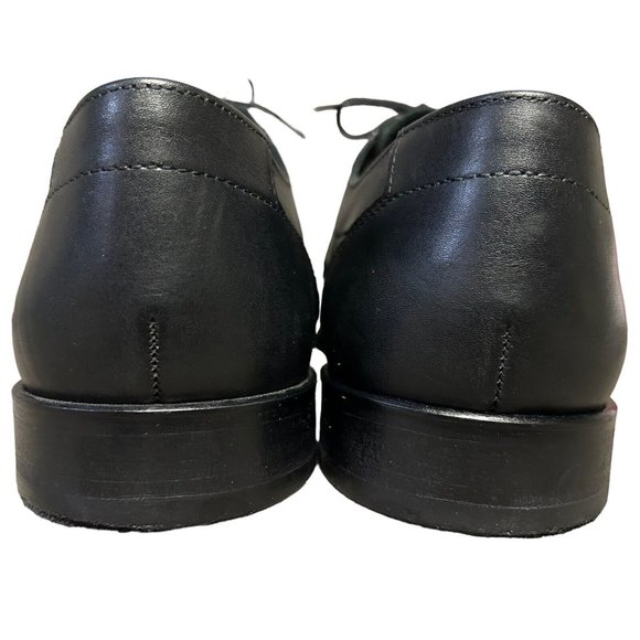 Manon Lloyd Germany Black Leather Plain Toe Derby Blucher Dress Shoe Men US 11.5 main image 5